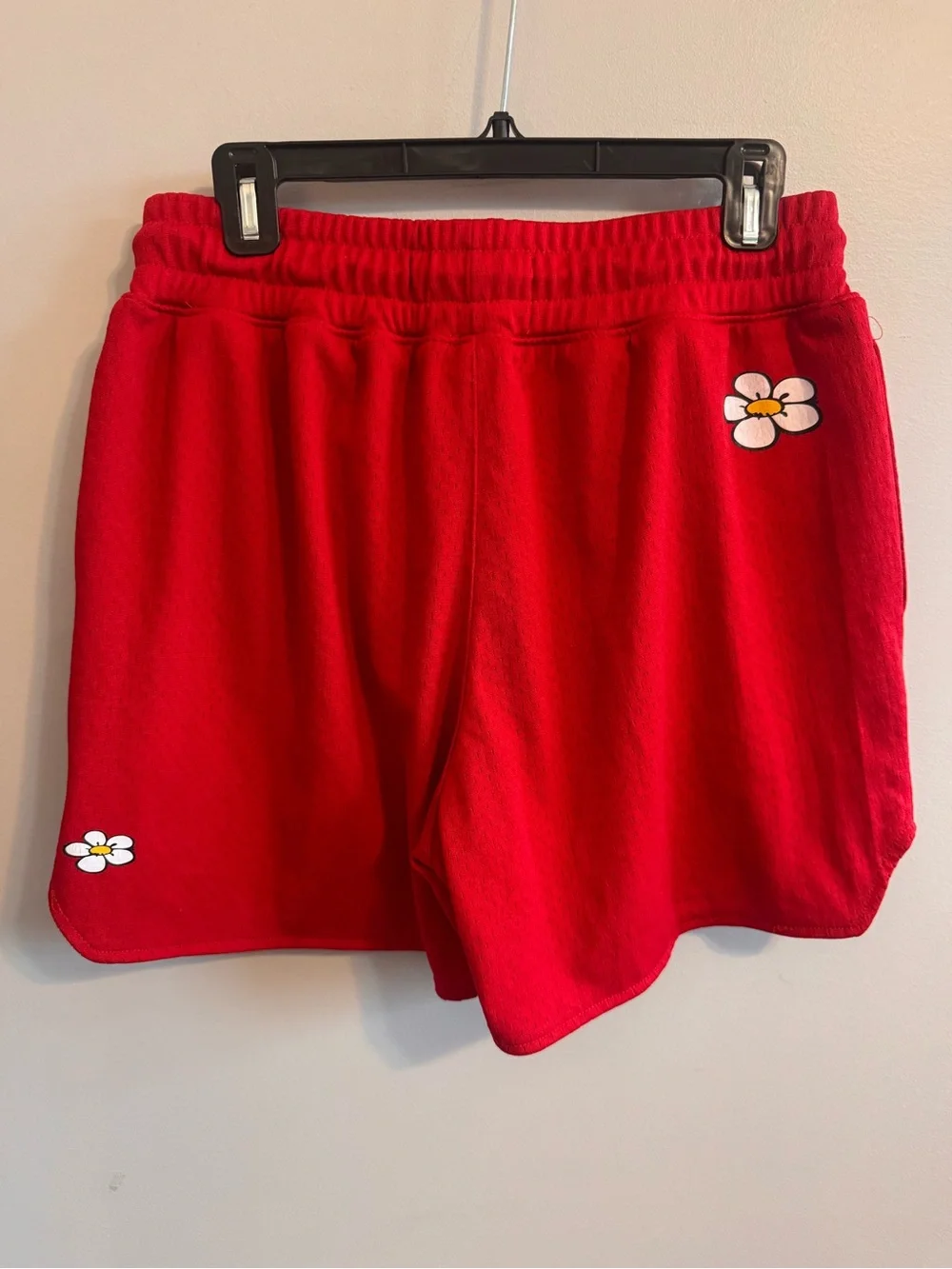 The Smurfs Smurfette Red Mesh Athletic Shorts Size L Cartoon‎